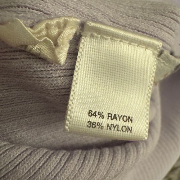 LOFT V-Neck Belted Sleeveless Lilac Y2K Fairy Top L - Picture 3 of 4